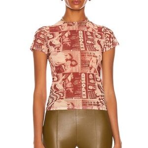 Miaou Mesh Mini Tee